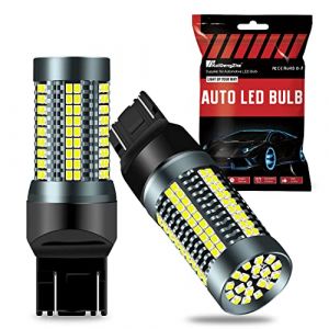 KaiDengZhe 7440 7443 LED Ampoule pour Feu Stop, 2022 Mise à Niveau 3020-126SMD Blanc 3200LM 9W pour 7441 7444 T20 W21W Ampoule LED de Rechange Feux de Stationnement de Frein Arrière et DRL-2PCS (KaiDengZhe, neuf)