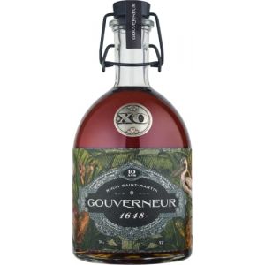 GOUVERNEUR 1648 - Rhum XO - Blend - Rhum Vieux Ambré 42° - Idéal pour les Cocktails - 1 bouteille - 70cl (xo-vin, neuf)