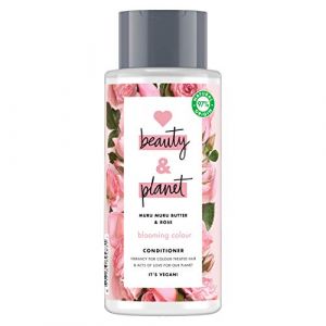 Love Beauty and Planet Blooming Color Après-shampooing au beurre de muru muru et rose 400 ml (CorpoeCapelli, neuf)