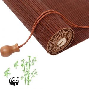 JSDMBD sur Mesure Store Venitien Store Bambou Exterieur Store Occultant Fenetre Tissé à La Main Facile à Installer Convient pour Une Utilisation Intérieure Et Extérieure A+Maroon (LXXDSDDM, neuf)