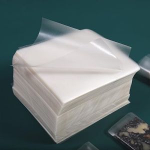 Lot de 500 feuilles de papier de riz comestible, papier de riz gluant, faites à la main, papier de riz comestible, rouleaux de papier de riz nougat, rouleaux de papier de riz pour bonbons, caramel, (MenQind, neuf)