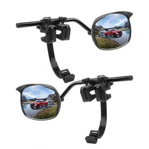 SUPAREE Convexe Rétroviseurs Extérieurs Camping Car Rétroviseur Caravane Voiture Rétroviseur pour Caravane Extension Universel avec Pare Pluie Rétroviseur 2Pcs (SUPAREE FR, neuf)