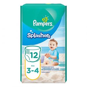 Pampers Splashers Lot de 12 couche-culottes de bain - Taille 3-4 - 6-12 kg (Euridice SAS, neuf)