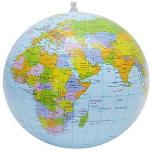 1/2/3 Pièces Ballons Globe - Globe Gonflable Monde | Explorez Le Monde, Géographique Éducatif | Carte Du Monde Ballon D'eau Gonflable | Balss De Plage Pour La Plage, L'école, Le Bureau, L'éducation (dzqad, neuf)