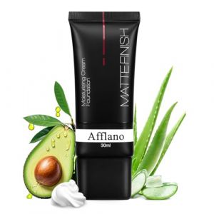 Afflano Fond de teint blanc - Fond de teint blanc - Maquillage gothique - Cr&egrave;me hydratante longue dur&eacute;e - Anti-cernes - Sans d&eacute;faut SFX - Base blanche mate (Afflano Direct, neuf)