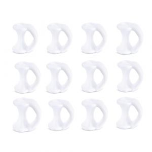 S&eacute;parateur Orteil,12 PCS S&eacute;parateurs D'orteils en Gel Ecarteur Orteil Correcteurs D'orteils et Lisseur Petit Entretoise d'orteil pour Course,Randonn&eacute;e,Yoga (ShiR Treasure, neuf)