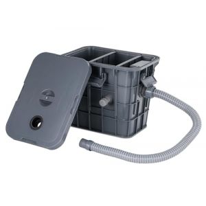 YUCHENGTECH Bac à Graisse sous Evier 22L Bac Separateur Graisse en PP Séparateur de Graisse pour Restaurant Cuisine Intercepteur à Graisse Commercial 37x27x30cm (YUCHENGTECHUK, neuf)