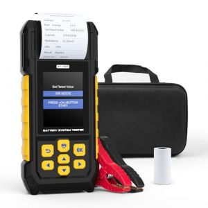 BT-760 12V / 24V Testeur de Charge de Batterie Automatique, 30-1700 en Analyseur de Diagnostic Voiture du Système de Démarrage et de Charge avec Imprimante Thermique Intégrée (BELEY OFFICIAL, neuf)