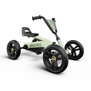 BERG Buzzy Vert | Kart &agrave; p&eacute;dales Enfant 2 Ans | Pneus EVA Ultra-Silencieux Anti-crevaison | Si&egrave;ge r&eacute;glable | Transmission directe | Stabilit&eacute; 4 Roues s&ucirc;re pour Jouet ext&eacute;rieur premi&egrave;res Sorties (BERG | The Outdoors Is Yours, neuf)