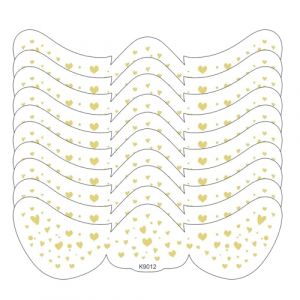 Autocollants &agrave; paillettes pour le visage, patchs de maquillage mouchet&eacute;s,Autocollant de visage de d&eacute;coration de f&ecirc;tes imperm&eacute;able - Accessoires de maquillage &agrave; paillettes mignons 10X, autocollant temp (asfryajeoi, neuf)