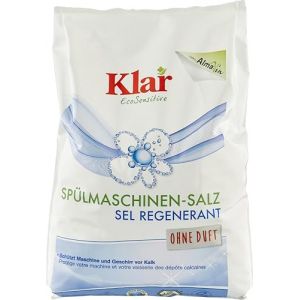 Klar Sel de lave-vaisselle 2 x 2 kg, sans parfum, protection anti-calcaire pour tous les lave-vaisselle, sel r&eacute;g&eacute;n&eacute;rant, v&eacute;g&eacute;talien (greenist-de, neuf)