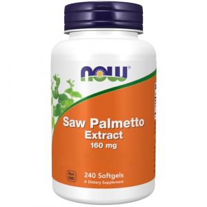 Now Foods, Saw Palmetto Extract (Extrait de Palmier Nain), 160mg, 240 Capsules molles, Test&eacute; en Laboratoire, Sans Soja, Sans Gluten, Sans OGM (NaturProdukte, neuf)