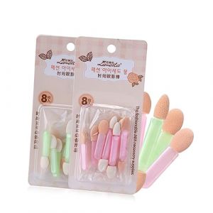 Beaupretty Bâton De Fard à Paupières Éponge Double Face 8 Pièces Taille Standard Pour Maquillage Quotidien Accessoires De Fard à Paupières Voyage (lorianca, neuf)