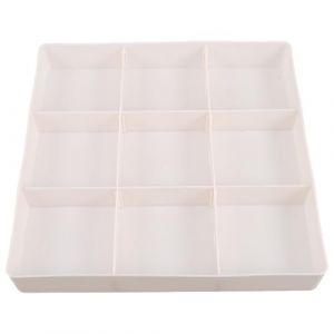 DECHOUS Organisateur de Tiroir Extensible Blanc pour Coiffeuse 39X5X265 CM S&eacute;parateur Modulable &agrave; 3 Compartiments Rangement Maquillage et Parfums Organiseur de Table de Toilette (Delicious.C, neuf)