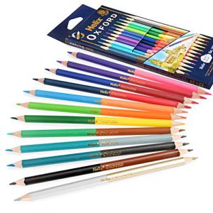Oxford Helix Crayons de couleur 2 crayons duo. coloris assortis (Booghe Toys - France - ( Fast Dispatch ), neuf)