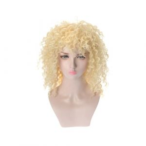 Perruque cornrow bouclée jaune mate for femme (wuzhixiananchenbaihuoshanghang, neuf)