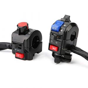 Moto Guidon Universelle Klaxon Clignotant Interrupteur D&eacute;marrage Commodo Droit pour Quad Shineray Stxe (CHICIRIS-EU, neuf)