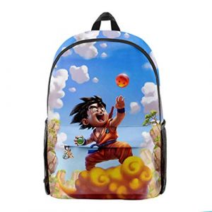 WANHONGYUE Dragon Ball Anime Backpack Sac &agrave; Dos Sacs port&eacute;s Dos Sac d'&eacute;cole pour Gar&ccedil;on et Fille / 14 (WANHONGYUE, neuf)