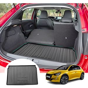 GAFAT Peugeot 208 e-208 2020-2024 2025 Tapis de Coffre, Peugeot 208 P21 2023 Restyling Tapis de Coffre Peugeot e-208 Tapis Haut Bord TPE Original Scanner 3D, Peugeot 208 Accessoires (GAFAT(EU), neuf)