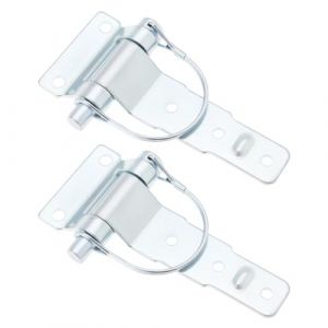 LT Easiyl 2pcs Charnières en Acier Détachables de Voiture de Type D Charnière de Voiture Matériel de Goupille Amovible Adapté Aux Camions de Remorque Van Caravane Remorque à Chevaux Galvanisation (LT-Easiyl, neuf)