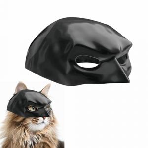 Masque pour Chat,Chauve-Souris de Chat,Masque de Chauve-Souris Noir Hilarant pour Chats,Masque Bat pour Chat,Mignon Masque Chat Bats,Masque de Chat pour Accessoires Fête Cosplay d'halloween,12 cm (Deppr, neuf)