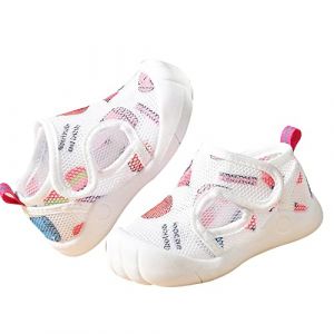 Chaussures Premier Pas BéBé GarçOns Filles Baskets BéBé De Marche Respirantes AntidéRapantes Sandales à Fond Plat Chaussures Souples Respirantes Pour BéBé GarçOn (kWEX, neuf)