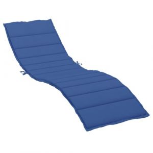 vidaXL Coussin de Chaise Longue, Coussin de Bain de Soleil, Coussins de Transat, Coussin pour Chaise de Jardin Patio Extérieur Arrière-Cour, Bleu Royal 200x70x3 cm Tissu Oxford (vidaXL FR, neuf)