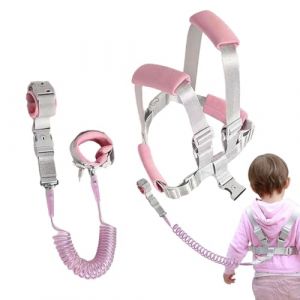 Harnais et laisses de s&eacute;curit&eacute; pour tout-petits,Laisse et harnais pour tout-petits,Harnais anti-perte 3 en 1 qui brille dans le noir | Attache de harnais de s&eacute;curit&eacute; pour, attache de sangle de bracel (xiukmz, neuf)