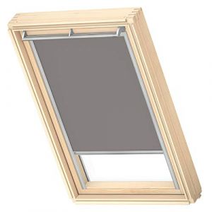 VELUX Original Store Occultant, Cadre Argenté, S06, S36, Gris (store-fenetredetoit, neuf)