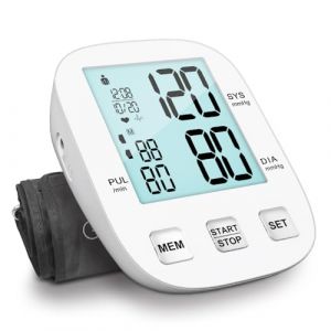 Tensiometre Bras Professionnel,HOLFENRY Tension Arterielle Bras Rechargeable avec 22-42cm/8-16.53' Inch Grand Brassard Réglable Pour les Adultes plus âgés, Pour une Utilisation à la Maison, Voyage (HealthWood Health Care, neuf)