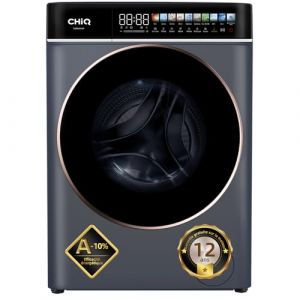 CHiQ CW086581AX Lave-linge 8 kg, Écran Tactile LED 13,5", Énergie A-10%, Lavage Vapeur & Rapide, Moteur BLDC (1400 tr/min), Grand Tambour, Joint Antibactérien, Gris (CHiQ, neuf)