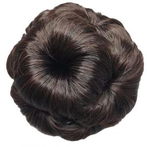 Chignon chignon chignon &agrave; clipser fleur perruque pour femme avec aspect naturel clip solide pour occasion formelle coiffure (jihehome, neuf)