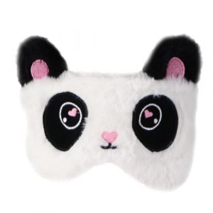 PartyKindom masque pour les yeux patch yeux bandeau yeux eye patch sleeping mask cache yeux Masques panne de masque bouffi black-out ombre nuit cache-yeux design panda Masque oculaire Blackout (Brushira, neuf)