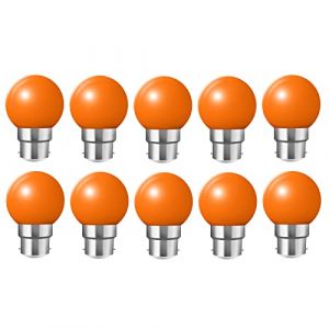 WULUN Ampoule LED Couleur B22 2W &eacute;quivalente 20W 180LM AC 220V-240V B22 Ba&iuml;onnette Ampoules Guirlande Couleur LED Ampoules Multicolore pour Maison Bar F&ecirc;te D&eacute;coration d'ambiance - Lot de 10 (wulun, neuf)