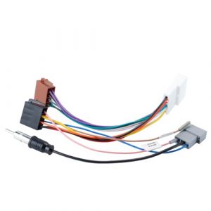 Hoite Faisceau de c&acirc;bles d'autoradio 20 broches, connecteur ISO, adaptateur de c&acirc;ble d'antenne, compatible avec Nissan Qashqai J10 Versa Cube Sentra X-Trail (Hoite, neuf)