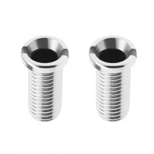 RDNKVB 2 Pièces Vis de Panier d'Évier,Vis Creuse pour Vannes à Tamis,Vis pour Panier D'évier Acier Inoxydable,Vis Creuse Évier Panier pour Crépines à Panier pour Valve de Vidange Evier de Cuisin 25mm (zhaojinghaodeouzhoudianpu, neuf)