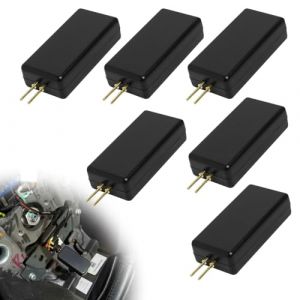 Kit de 6 Simulateurs d'Airbag Universels pour Voiture, Outil de Diagnostic et de Dépannage du Système SRS, Compatible avec Mercedes Benz, BMW, Volkswagen, Audi - Boîtier en Plastique de Haute Qualité (BangShengMingChen, neuf)
