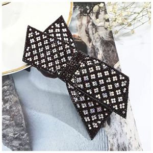 Épingle À Cheveux Mesdames Crystal Big Bow Pow-Cheveux Accessoires for cheveux Strasspin coiffure à cheveux en épingle à cheveux rétro coiffe d'épingle à cheveux Épingle À Cheveux Mariage(10) (钟祥市微琼维商贸有限公司, neuf)