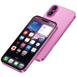 Perusha Affichage de Faux Jouets téléphone Portable modèle métallique Non Fonctionnel réplique 1:1 téléphone pour téléphone 16 Faux Jouets téléphone Portable, écran Couleur Rose 16 (Meengle Co.,, neuf)