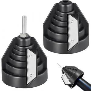 TTYSHIP&reg; 2 Pcs Outil de Chanfreinage de Tuyaux en Plastique, &Eacute;bavureur pour Tube 20-63mm, Outil D'&eacute;bavurage pour Tubes en Plastique pour Tubes en PVC, PP, PE (TTYSHIP, neuf)