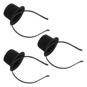 Ipetboom Ensemble De 3 Bandeaux Festifs Chapeaux De Style Ann&eacute;es Coiffes Pour Tea Party Et Cosplay Adulte Accessoire Ann&eacute;es 20 Chapeau Noir Pour Mariage Victorien Ou Soir&eacute;e &Agrave; (hikarish, neuf)