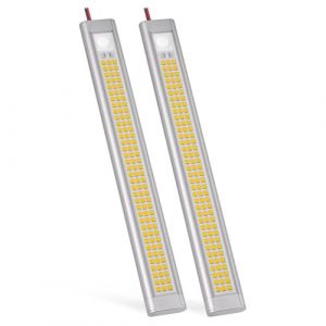 GZV 12V LED Lampe pour Camping-Car &ndash; Lampes 12 Volt pour de Camping, &Eacute;clairage 12V 4000K pour Voiture, Van, Caravane, Bateau (Pack de 2, Argent) (GZV-DE, neuf)