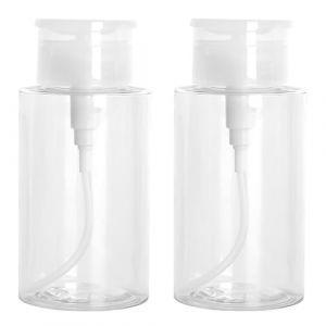 Lot de 2 Pcs Dissolvant Flacon Pompe Vide 300 ml Distributeur &agrave; Pompe de Flacon Vide,pour D&eacute;maquillant et Dissolvant de Vernis &agrave; Ongles (Ulawellor, neuf)