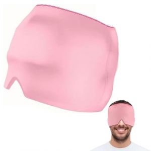Bonnet Anti Migraine, Chapeau Migraine, Migraine Miracle, Casque Anti-Migraine Froid, Bandeau Migraine, Migraine Relief Cap Conception Monocouche, Réutilisable Masque Migraine et Céphalées, Rose (TOPREOW, neuf)