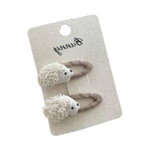 Pince &Agrave; Cheveux En Tissu Pour Avec H&eacute;risson Attaches R&eacute;glables Accessoires Respectueux De La Peau Pour B&eacute;b&eacute;s Filles Attaches L&eacute;g&egrave;res (XCengzy, neuf)