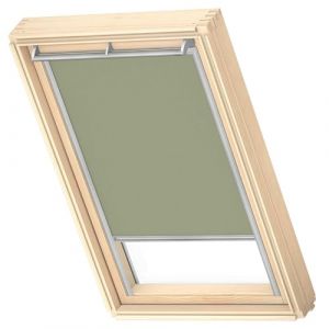 VELUX Original Collection Nature Store Occultant, MK04, Marsh, Cadre Argenté (store-fenetredetoit, neuf)