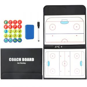 RoseFlower Tableau Tactique Hockey, Plaquette Entraineur Hockey, Plaquette Hockey Coach avec Stylo Aimants, Tableau Coach Hockey Magnétique Entraîneur Board (StrictShowMallEU, neuf)