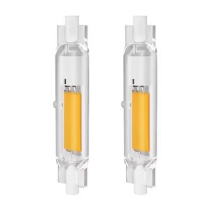EIMOPE Ampoules R7S LED 78mm 15W Dimmable, R7S LED 78mm 15w Remplace Ampoules Halogènes R7S 100w 150w, Blanc Chaud 3000K,1500LM, Pas de Scintillement, AC 220-240V, Pack de 2 (Zbbying, neuf)