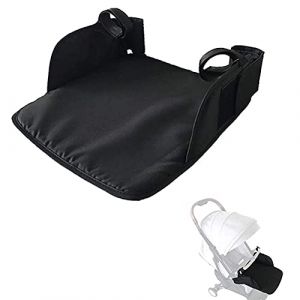 Repose-pieds universel pour poussette Repose-pieds pour siège Pédale Poussette Support de pied Accessoire pour poussette Poussette 35×30cm (Noir) (Mutianyu, neuf)