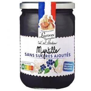 Lucien Georgelin Pr&eacute;paration de fruit Myrtille SANS SUCRE AJOUTE le bocal de 600g NUTRISCORE A (Lucien Georgelin, neuf)